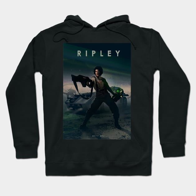 Ellen Ripley - ALIEN  - M5P7 - Car Legends Hoodie by Great-Peoples